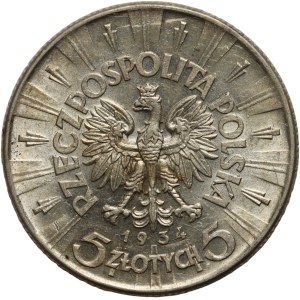 II RP, 5 złotych 1936, Warszawa, Józef Piłsudski