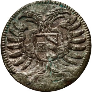 Śląsk pod panowaniem austriackim, Leopold I, greszel 1690, Opole, odwrotka, rzadki