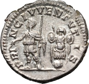 Roman Empire, Geta as Caesar 198-209, Denarius, Rome