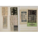 Niemcy, duży zestaw notgeldów i banknotów, (128 sztuk)