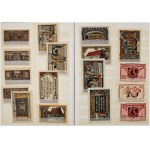 Niemcy, duży zestaw notgeldów i banknotów, (128 sztuk)