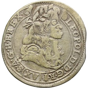 Hungary, Leopold I, 15 kreuzers 1682 KB, Kremnica