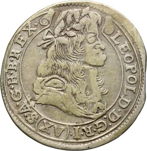 Hungary, Leopold I, 15 kreuzers 1682 KB, Kremnica