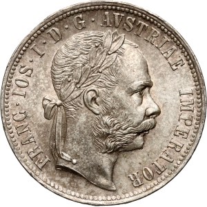 Austria, Francis Joseph I, florin 1878, Vienna