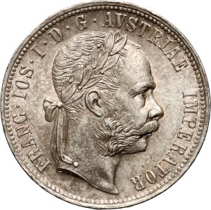 Austria, Francis Joseph I, florin 1878, Vienna