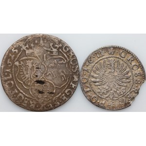 Zygmunt III Waza, zestaw monet z lat 1611-1625, (2 sztuki)