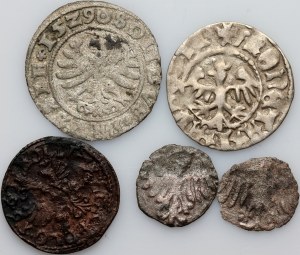 Royal Poland, coin set, (5 pieces)