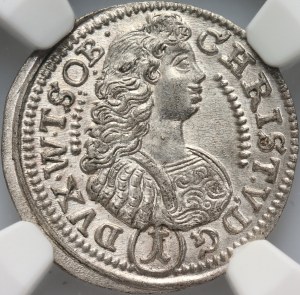 Silesia, Duchy of Olesnica, Chrystian Ulrich, krajcar 1683, Olesnica