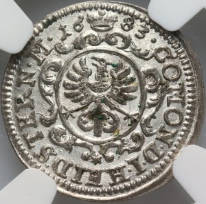 Silesia, Duchy of Olesnica, Chrystian Ulrich, krajcar 1683, Olesnica