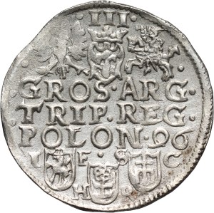 Sigismund III Vasa, trojak 1596, Bydgoszcz
