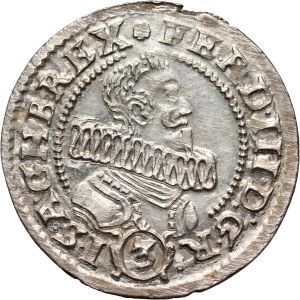 Silesia, Ferdinand III, 3 krajcary 1637, Klodzko