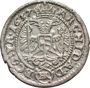 Silesia, Ferdinand III, 3 krajcary 1637, Klodzko