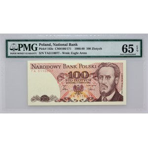 PRL, 100 złotych 1.06.1986, seria TA