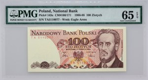 People's Republic of Poland, 100 zloty 1.06.1986, TA series