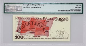 People's Republic of Poland, 100 zloty 1.06.1986, TA series