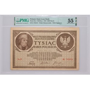 II RP, 1000 marek polskich 17.05.1919, Ser. E