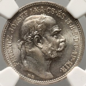 Hungary, Francis Joseph I, corona 1915 KB, Kremnica