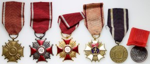 Poland, People's Republic of Poland, set of decorations and medals, (6 pieces)