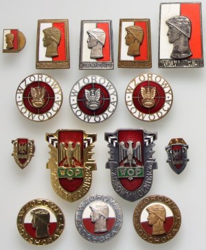 Poland, People's Republic of Poland, Large collection of badges of the People's Army of Poland, (15 pieces)
