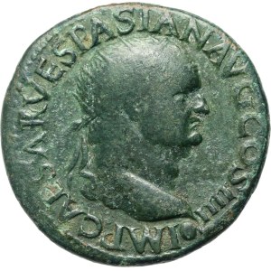 Roman Empire, Vespasian 69-79, Dupondius, Rome