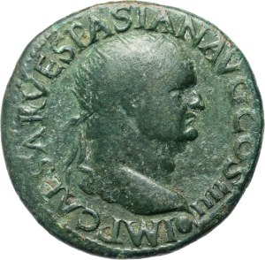 Roman Empire, Vespasian 69-79, Dupondius, Rome