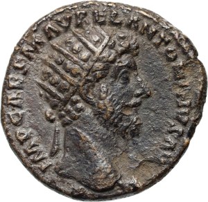 Roman Empire, Marcus Aurelius 161-180, Dupondius, Rome