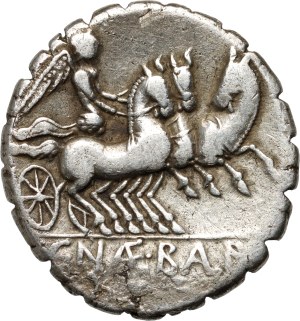 Roman Republic, C. Naevius Balbus 79 BC, Denar Serratus, Rome