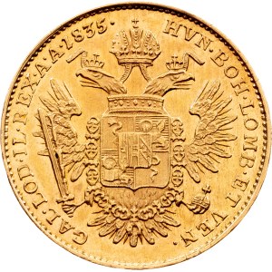 Franz I. (II.), 1/2 Sovrano 1835, M, Milan