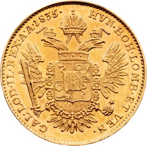 Franz I. (II.), 1/2 Sovrano 1835, M, Milan