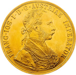 Franz Joseph I., 4 Dukat 1890, Vienna