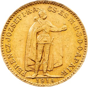Franz Joseph I., 20 Korona 1914, KB, Kremnitz