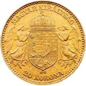 Franz Joseph I., 20 Korona 1914, KB, Kremnitz