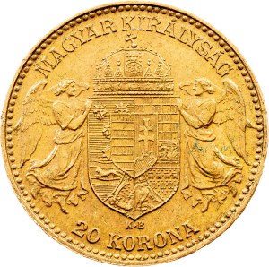 Franz Joseph I., 20 Korona 1914, KB, Kremnitz