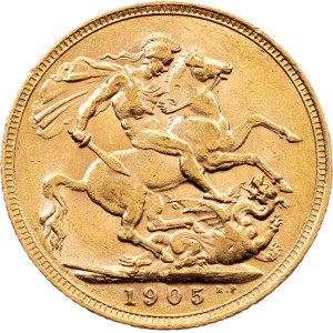 Australia, 1 Sovereign 1905, M, Melbourne