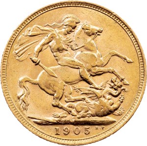 Australia, 1 Sovereign 1905, M, Melbourne