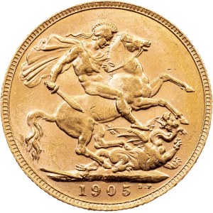 Australia, 1 Sovereign 1905, P, Perth