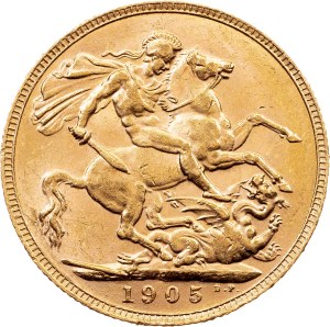 Australia, 1 Sovereign 1905, P, Perth