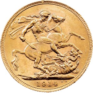Australia, 1 Sovereign 1914, P, Perth