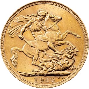 Australia, 1 Sovereign 1915, S, Sydney