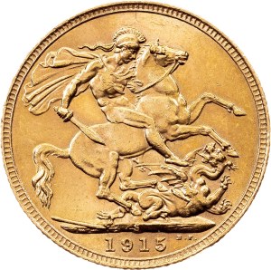 Australia, 1 Sovereign 1915, S, Sydney