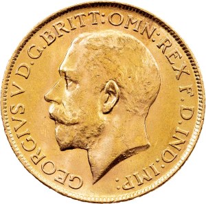 Australia, 1 Sovereign 1917, M, Melbourne
