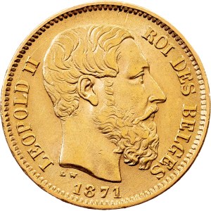 Belgium, 20 Francs 1871, Brussels