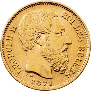 Belgium, 20 Francs 1871, Brussels
