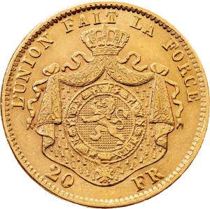 Belgium, 20 Francs 1871, Brussels