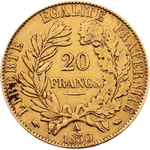 France, 20 Francs 1850, A, Paris