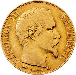 France, 20 Francs 1855, D, Lyon