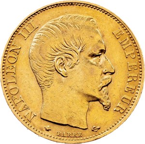 France, 20 Francs 1859, BB, Strasbourg