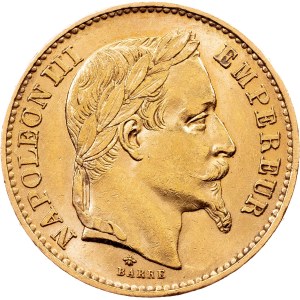 France, 20 Francs 1869, A, Paris