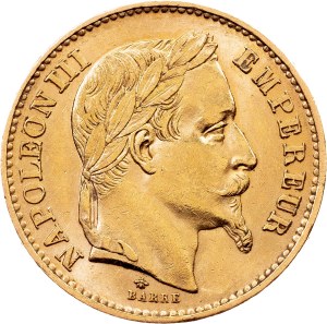 France, 20 Francs 1869, A, Paris