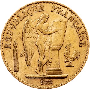 France, 20 Francs 1874, A, Paris